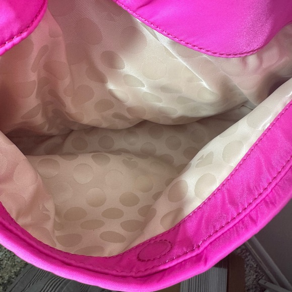 Kate Spade Nylon shoulder bag in bright pink. EUC - Picture 12 of 16